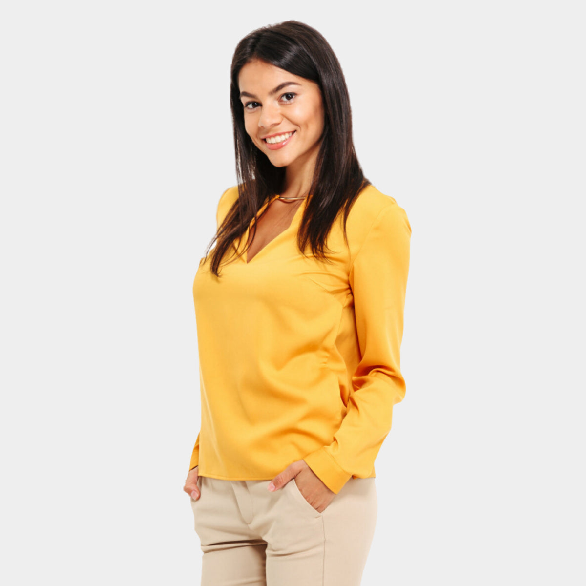 Strahlend rosafarbenes schulterfreies Kleid