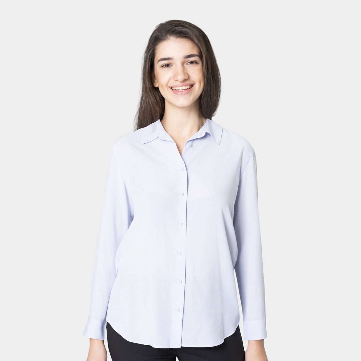 Strahlend rosafarbenes schulterfreies Kleid