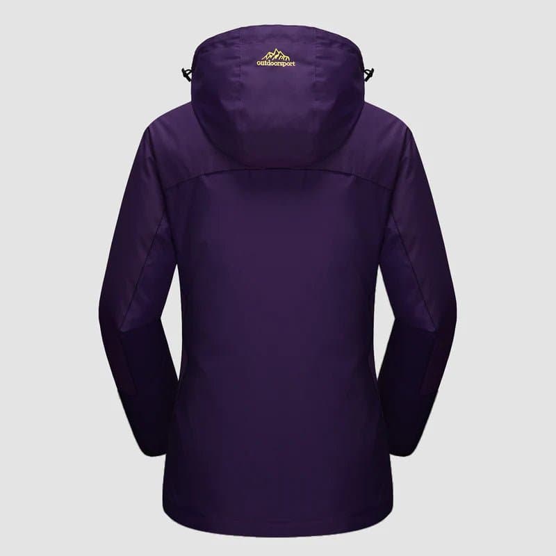 DE-Giacca Invernale 3-in-1 Impermeabile, Foderata in Pile, Completo Due Pezzi, con Cappuccio per Sci e Trekking (Copy)