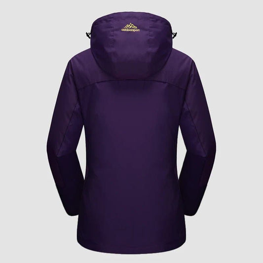 DE-Giacca Invernale 3-in-1 Impermeabile, Foderata in Pile, Completo Due Pezzi, con Cappuccio per Sci e Trekking (Copy)