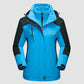 DE-Giacca Invernale 3-in-1 Impermeabile, Foderata in Pile, Completo Due Pezzi, con Cappuccio per Sci e Trekking (Copy)