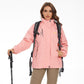 DE-Giacca Invernale 3-in-1 Impermeabile, Foderata in Pile, Completo Due Pezzi, con Cappuccio per Sci e Trekking (Copy)